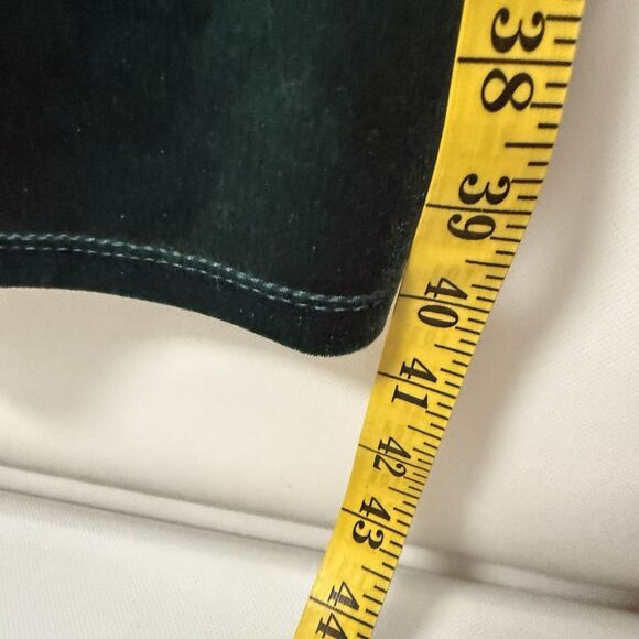 Y2K Velvet Glitter Dress Women's Juniors Large Whimsygoth Fairy Grunge 90s Green - Picture 8 of 8